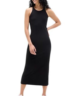ATHLETA | Signature Rib Maxi Dress in Black